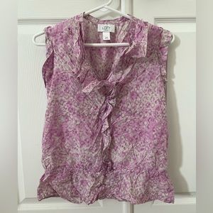 Ann Taylor Loft Petites Sleeveless Blouse Size XS